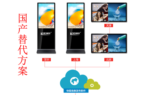 KIKIHU麻豆国产AV国片精品信息发布显示屏采用麒麟统信系统国产化替代方案